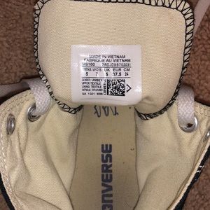 Black and white chucks